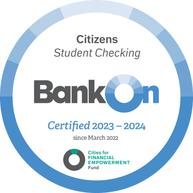 Link to Citizens Student Checking Account